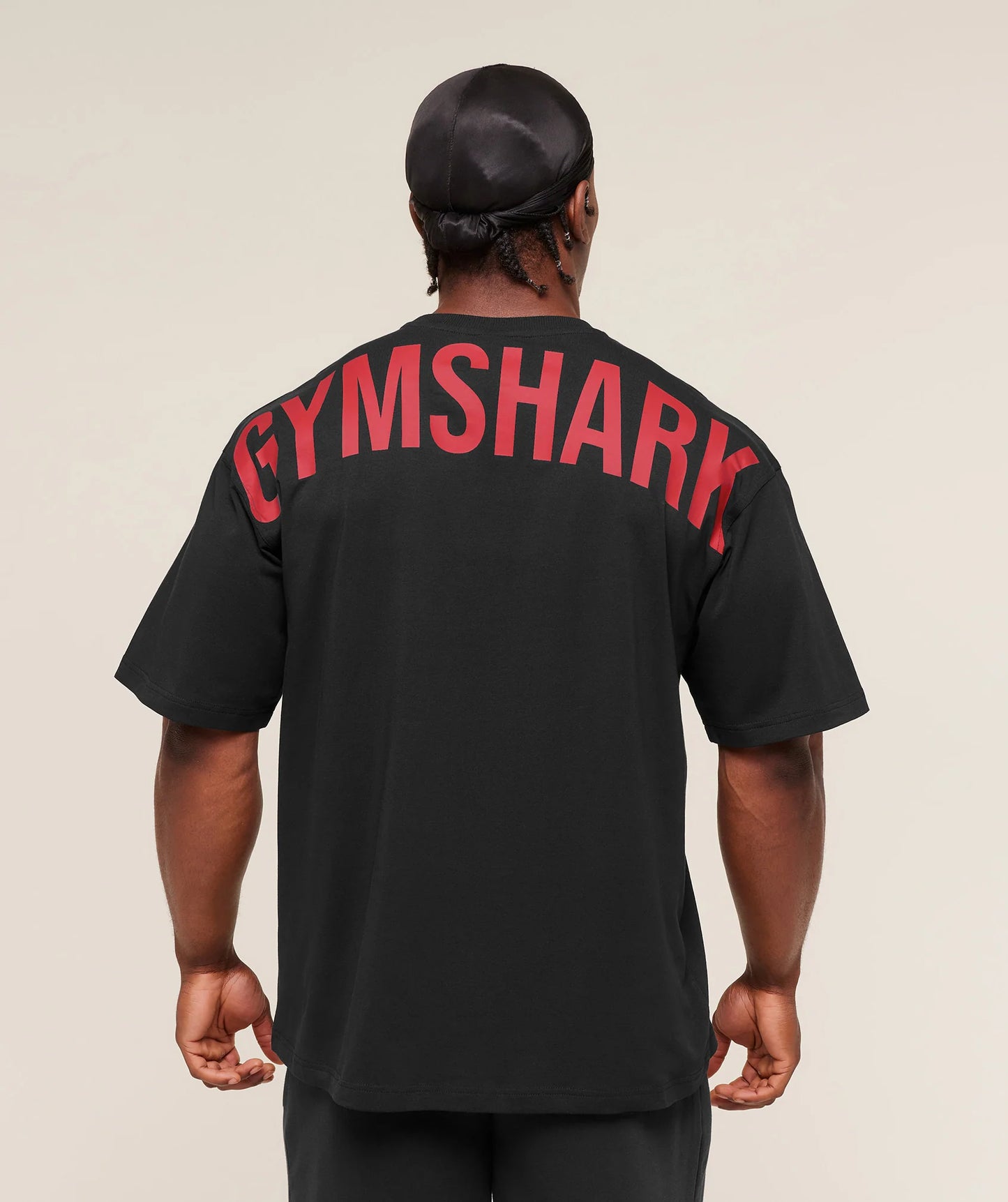 Gymshark Power T-Shirt black red