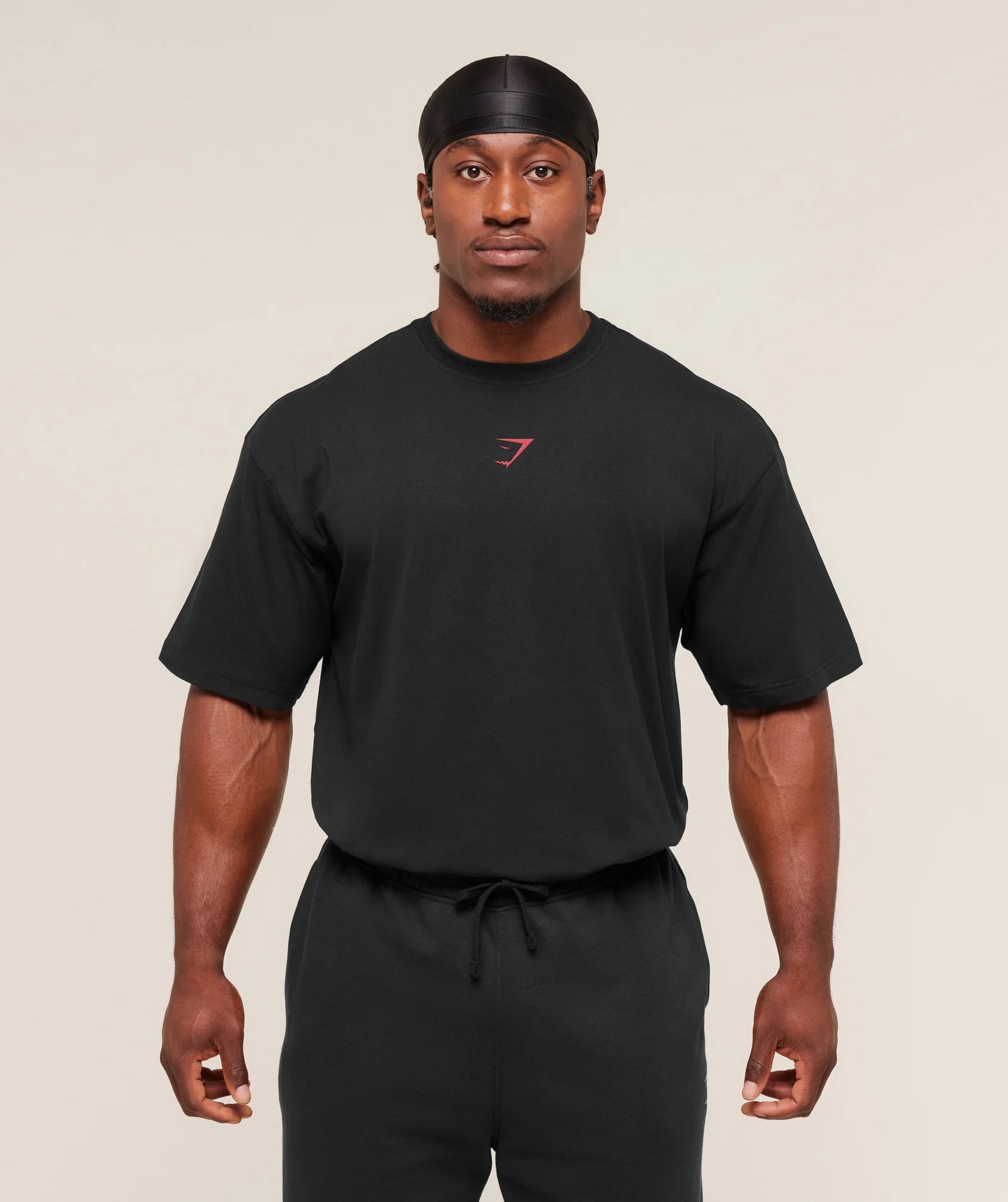 Gymshark Power T-Shirt black red
